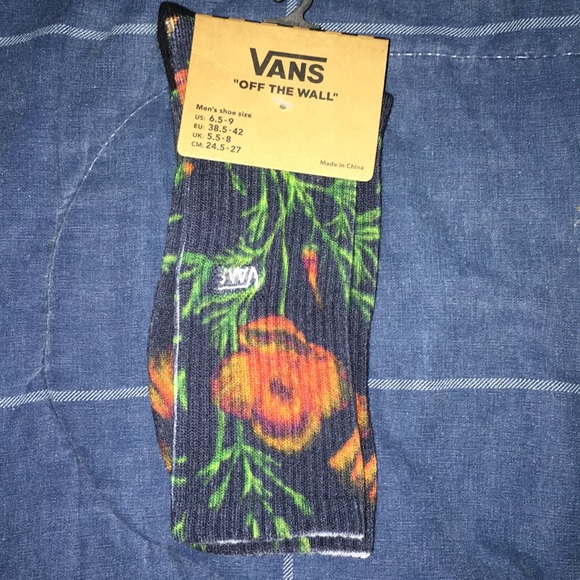 Vans Floral Socks - Picture 1 of 2